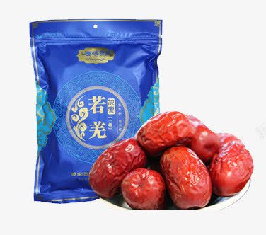 蓝色包装的红枣png免抠素材_新图网 https://ixintu.com 产品实物 红枣 蓝色包装