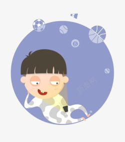 睡衣男生素材