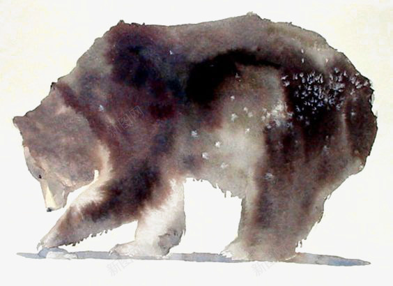 棕熊png免抠素材_新图网 https://ixintu.com 动物 卡通棕熊 手绘棕熊 水彩棕熊 熊瞎子 黑熊