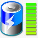 电池完整的充电NewGlassIcons图标png_新图网 https://ixintu.com battery charging full 充电 完整的 电池