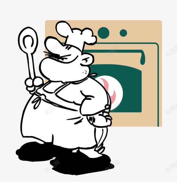 人物面包师png免抠素材_新图网 https://ixintu.com 卡通图案 厨师 矢量素材 面包师 面包师傅 面点师