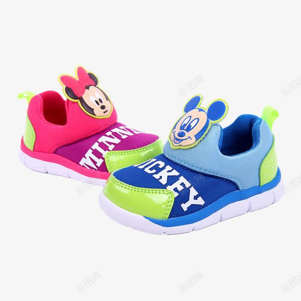 儿童鞋子png免抠素材_新图网 https://ixintu.com 产品实物 彩色 运动 迪斯尼 靓丽 鞋子