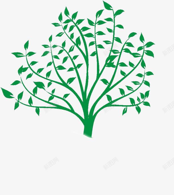 绿色的树png免抠素材_新图网 https://ixintu.com 卡通 愿望树 树 绿色的树