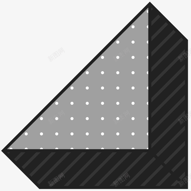 立体三角形png免抠素材_新图网 https://ixintu.com PNG图形 PNG装饰 三角形 卡通 灰色 立体 装饰