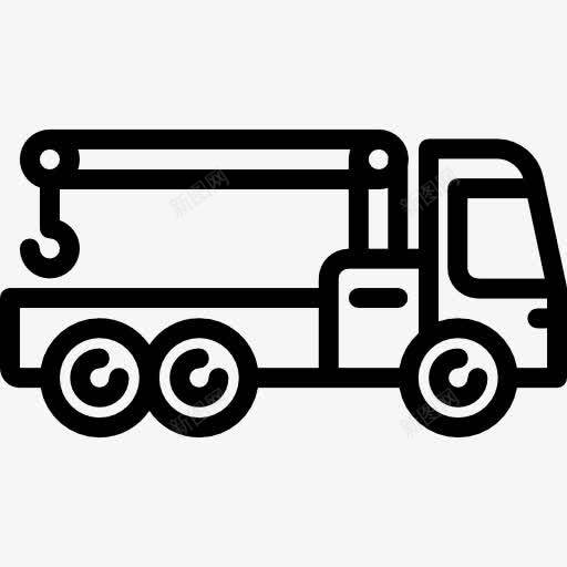 CraneTruck图标png_新图网 https://ixintu.com 杠杆 电梯 起重机 运输