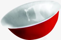 红色瓷碗白芯素材
