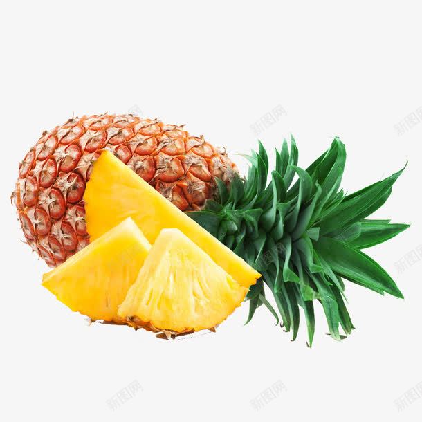 诱人的菠萝png免抠素材_新图网 https://ixintu.com 水果 诱人的菠萝 黄色