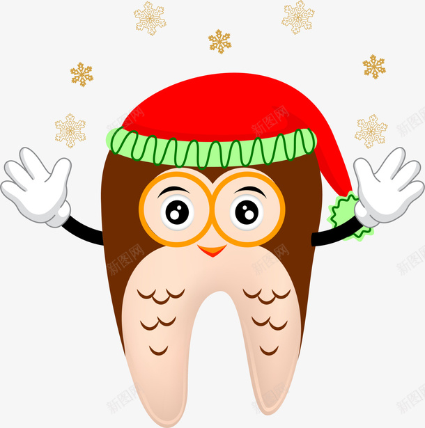 雪花圣诞节卡通牙齿png免抠素材_新图网 https://ixintu.com Christmas Merry 圣诞帽 圣诞快乐 圣诞节 牙科 牙齿 装饰图案