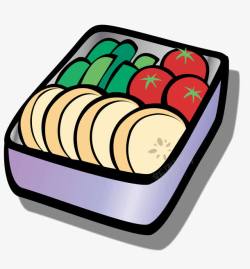 一盒蔬菜水果素材