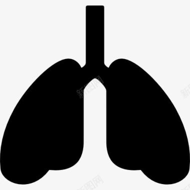 肺氧合图标图标