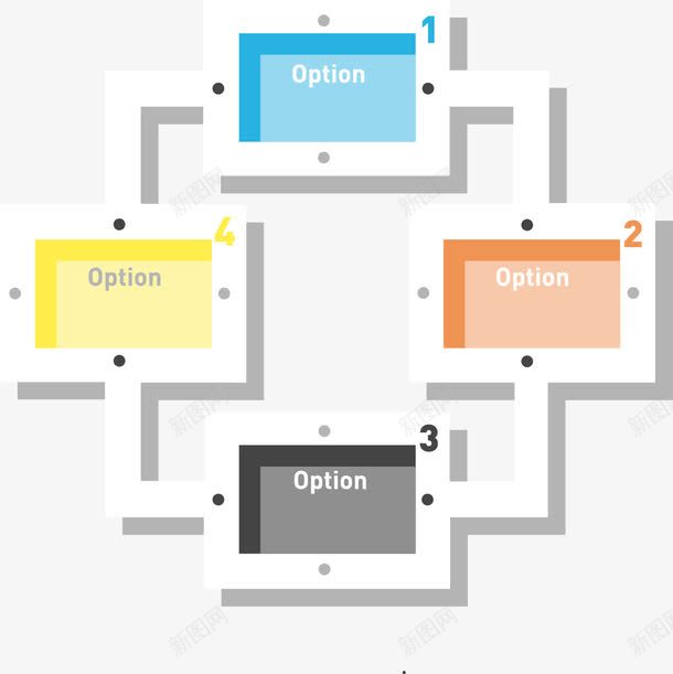 PPT链接的矩形png免抠素材_新图网 https://ixintu.com PPT 矩形