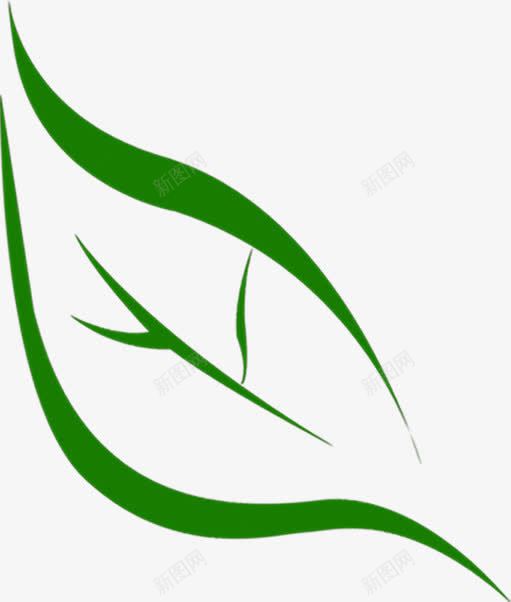 创意绿色叶子茶具标志png免抠素材_新图网 https://ixintu.com 创意 叶子 标志 绿色 茶具