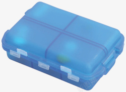 蓝色药盒素材