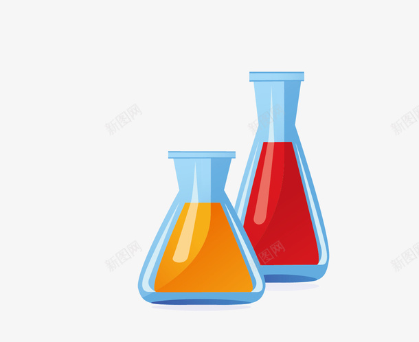 瓶子png免抠素材_新图网 https://ixintu.com 元素 化学 化学工具 化学用品 瓶子 绿色液体