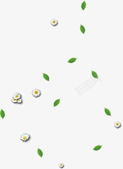 漂浮的树叶花朵png免抠素材_新图网 https://ixintu.com 树叶 漂浮 花朵