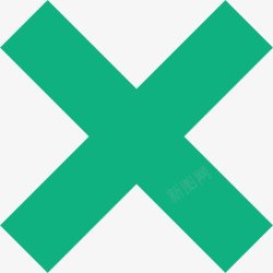 叉叉对勾元素绿色创意叉叉对勾图标高清图片