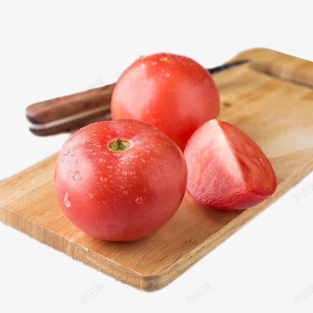 案板上的西红柿png免抠素材_新图网 https://ixintu.com png 案板 水果刀 素材 红色 西红柿