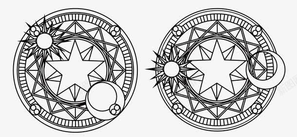 图案png免抠素材_新图网 https://ixintu.com 背景花纹素材 装饰图案 魔法阵