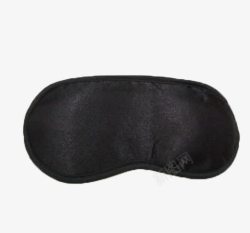 黑色睡觉眼罩素材