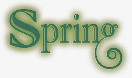 卡通春SPRING艺术字png免抠素材_新图网 https://ixintu.com SPRING艺术字 卡通 春天 绿色 靓丽