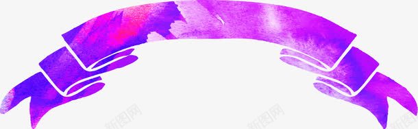 卡通紫色手绘精美丝带png免抠素材_新图网 https://ixintu.com 丝带 卡通 手绘 精美 紫色