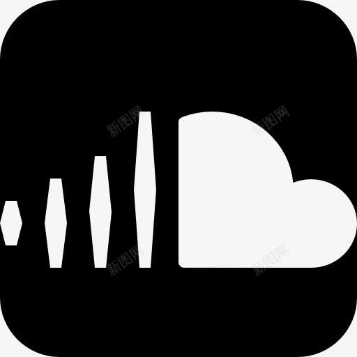 SoundCloud图标png_新图网 https://ixintu.com 标志 标识 社交媒体 社交网络 音乐