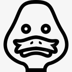 鸭头表情符号图片