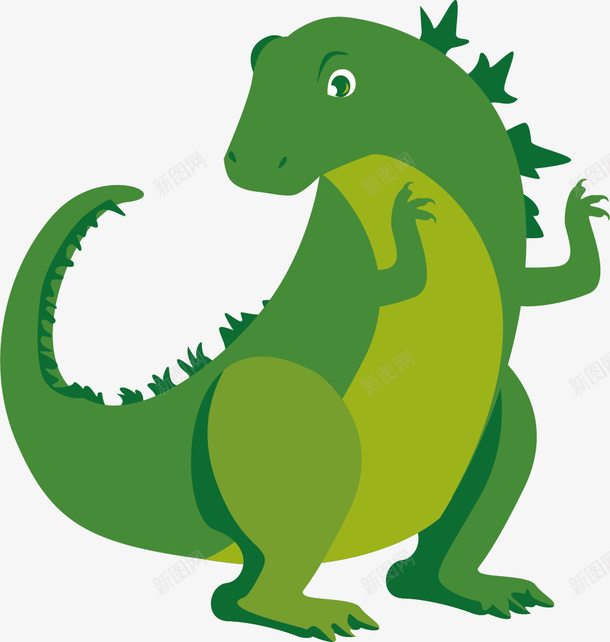 哥斯拉恐龙矢量图eps免抠素材_新图网 https://ixintu.com 侏罗纪恐龙 剪影 哥斯拉 大型恐龙 恐龙 恐龙剪影 矢量图