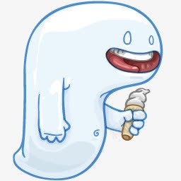 风格各异的小怪物拿着冰淇淋png免抠素材_新图网 https://ixintu.com 冰淇淋 各异 怪物 拿着 风格