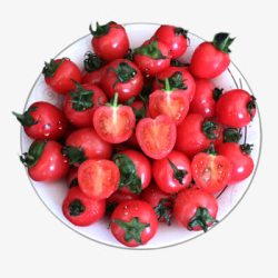 新鲜美味的小西红柿素材
