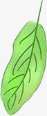 绿叶漫画美景植物叶子素材