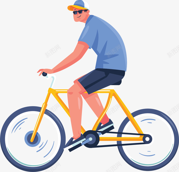 运动健身骑车的人矢量图ai免抠素材_新图网 https://ixintu.com 矢量png 运动 运动健身 运动骑车 骑车 骑车的人 矢量图
