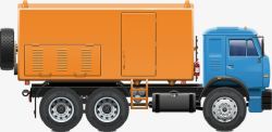工地运输卡车运输工程车图标高清图片