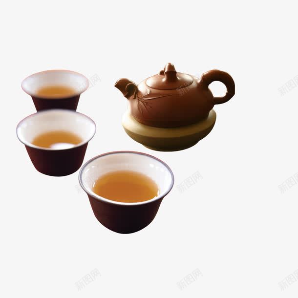 中国茶道png免抠素材_新图网 https://ixintu.com 喝茶 喝茶免费下载 泡茶 茶具 茶套