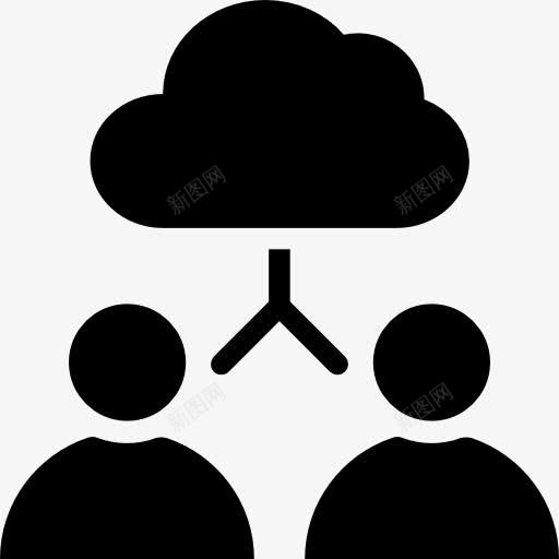 网络图标png_新图网 https://ixintu.com 云 云存储 云计算 多媒体 技术 网络 连接