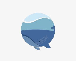 鲸鱼LOGO图标图标