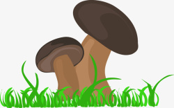 彩色小蘑菇手绘彩色卡通小蘑菇高清图片