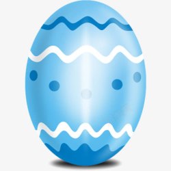 蓝色的复活节彩蛋素材