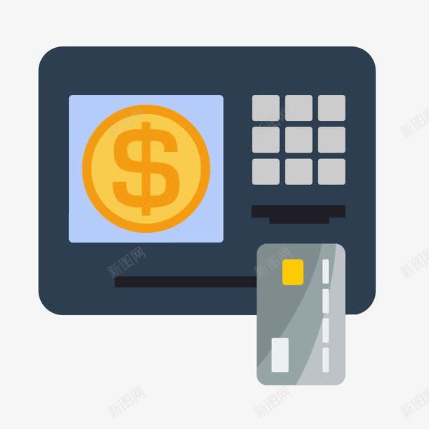 ATM机图标png_新图网 https://ixintu.com 取钱 机器 矢量素材