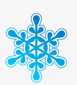 圣诞节雪花素材