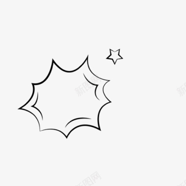 多角形星星图标图标