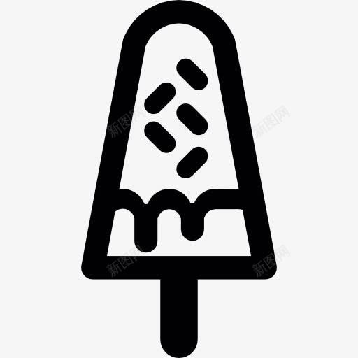 融化的冰淇淋坚持瑟洛普薯片和巧克力图标png_新图网 https://ixintu.com 夏天 甜点 甜的 食品