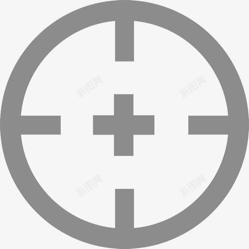 重点符号png免抠素材_新图网 https://ixintu.com 加号 圆形 灰色 素描圆牌 重点符号