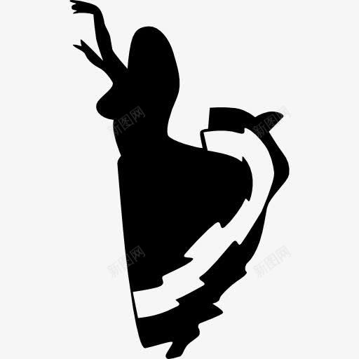 弗拉门戈舞者的女人图标png_新图网 https://ixintu.com 人 女 女人 弗拉门戈 弗拉门戈的图标 跳舞