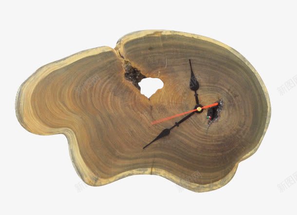 钟表指针片png免抠素材_新图网 https://ixintu.com 创意钟表素材图片 年轮 形状各异的 木墩