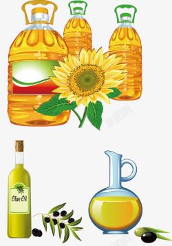 橄榄葵花调和油食用油高清图片
