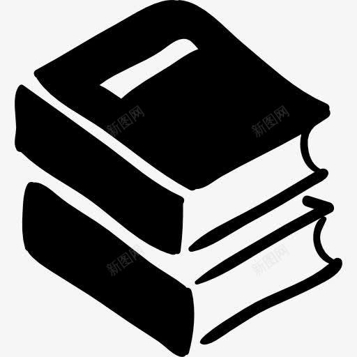 本书图标png_新图网 https://ixintu.com 书 书籍 堆叠 手绘 教育 栈