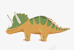绿恐龙绿斑点恐龙高清图片