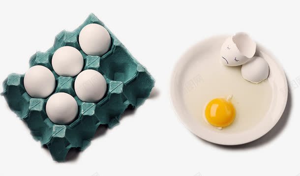 鸡蛋盒和打碎的鸡蛋png免抠素材_新图网 https://ixintu.com 产品实物 打碎 有机鸡蛋 绿色鸡蛋 蛋黄 食物 鸡蛋 鸡蛋托 鸡蛋盒