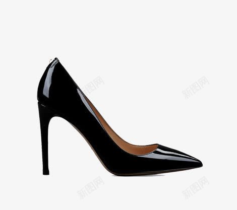 黑色高跟鞋png免抠素材_新图网 https://ixintu.com 上班族 产品实物 十公分的鞋子 鞋子